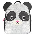 Ghiozdan cu paiete reversibile Panda Snukis fotografia produsului
