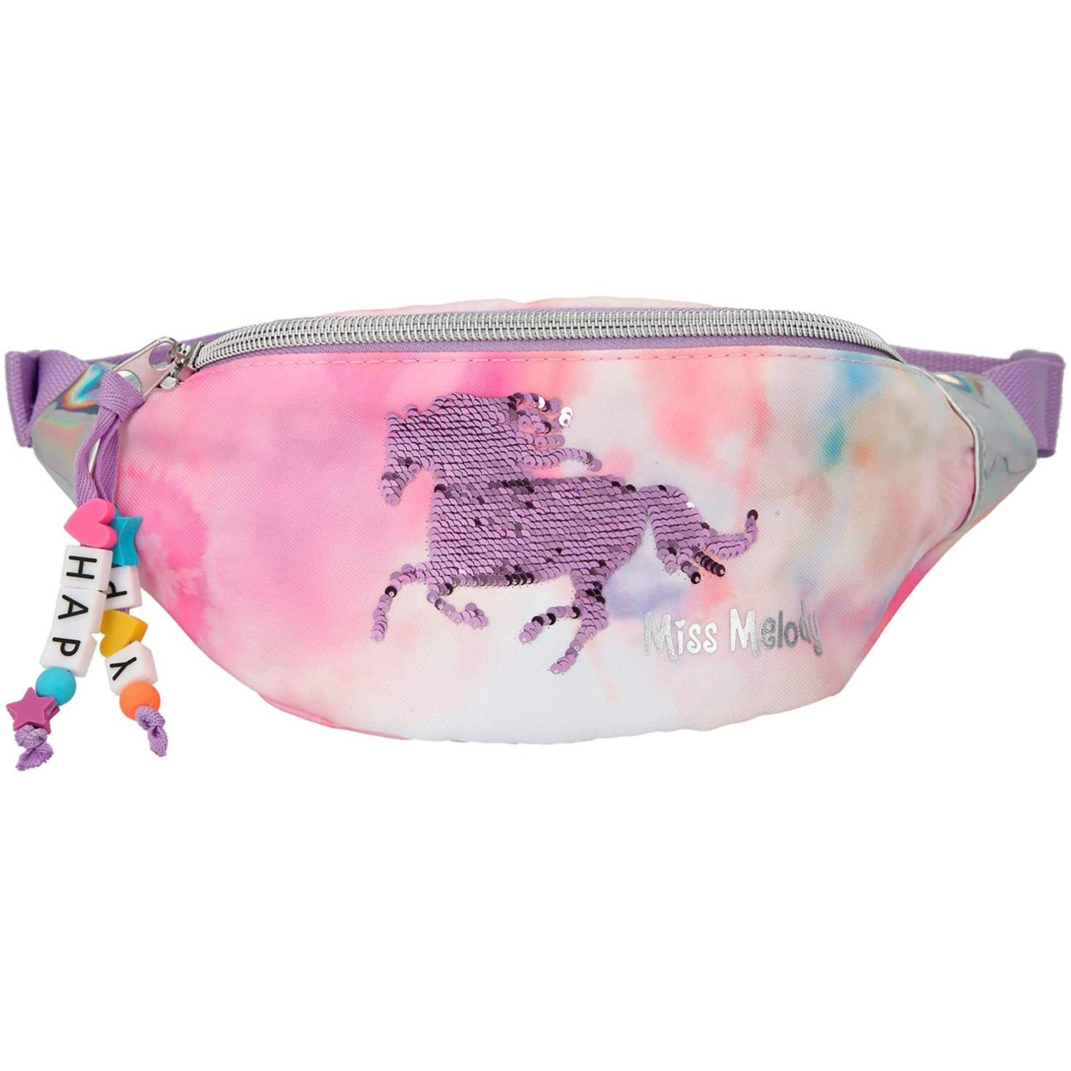 Borseta Sequins Pink Miss Melody fotografia produsului