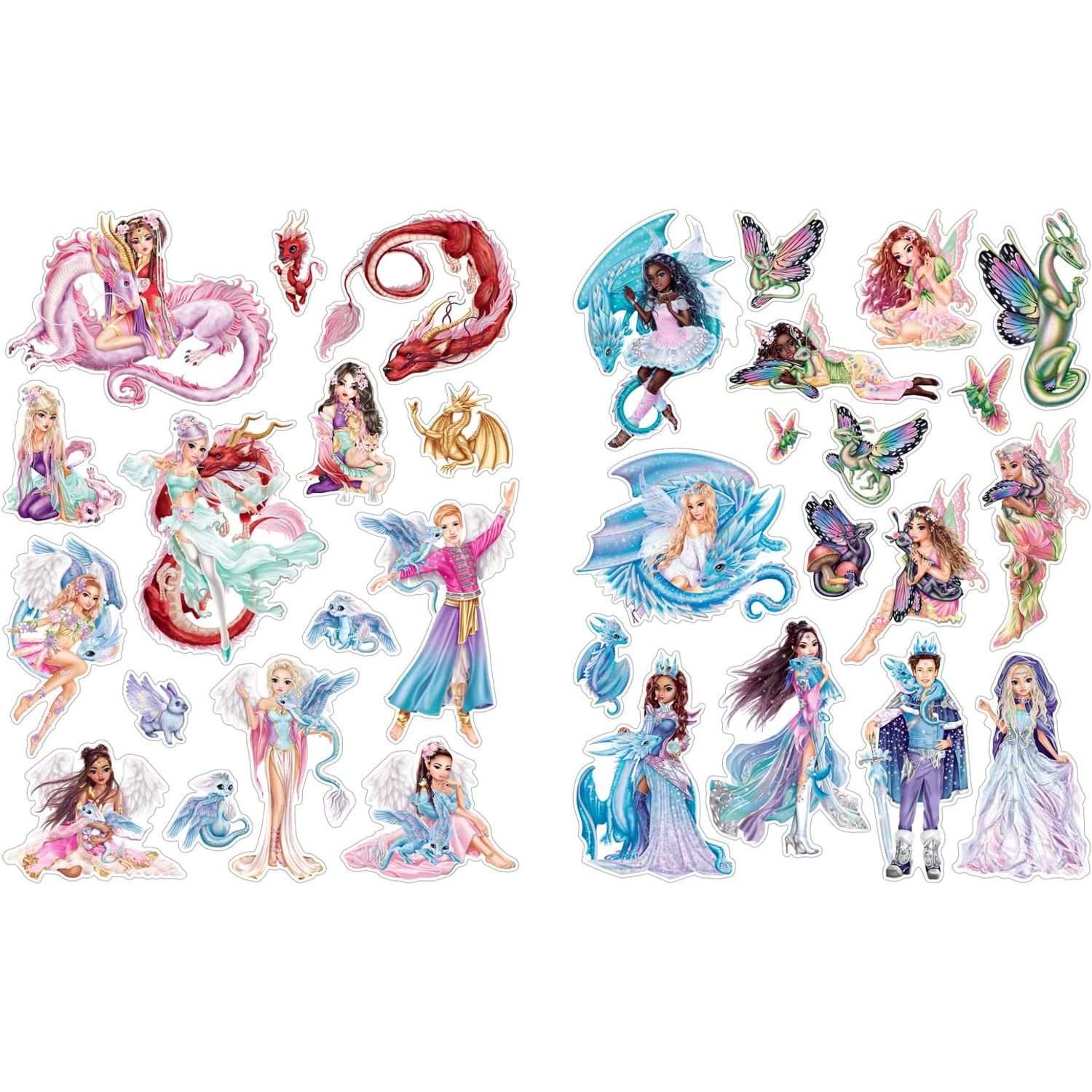 Carte cu stickere Dragon Love Top Model fotografia produsului View 4 L
