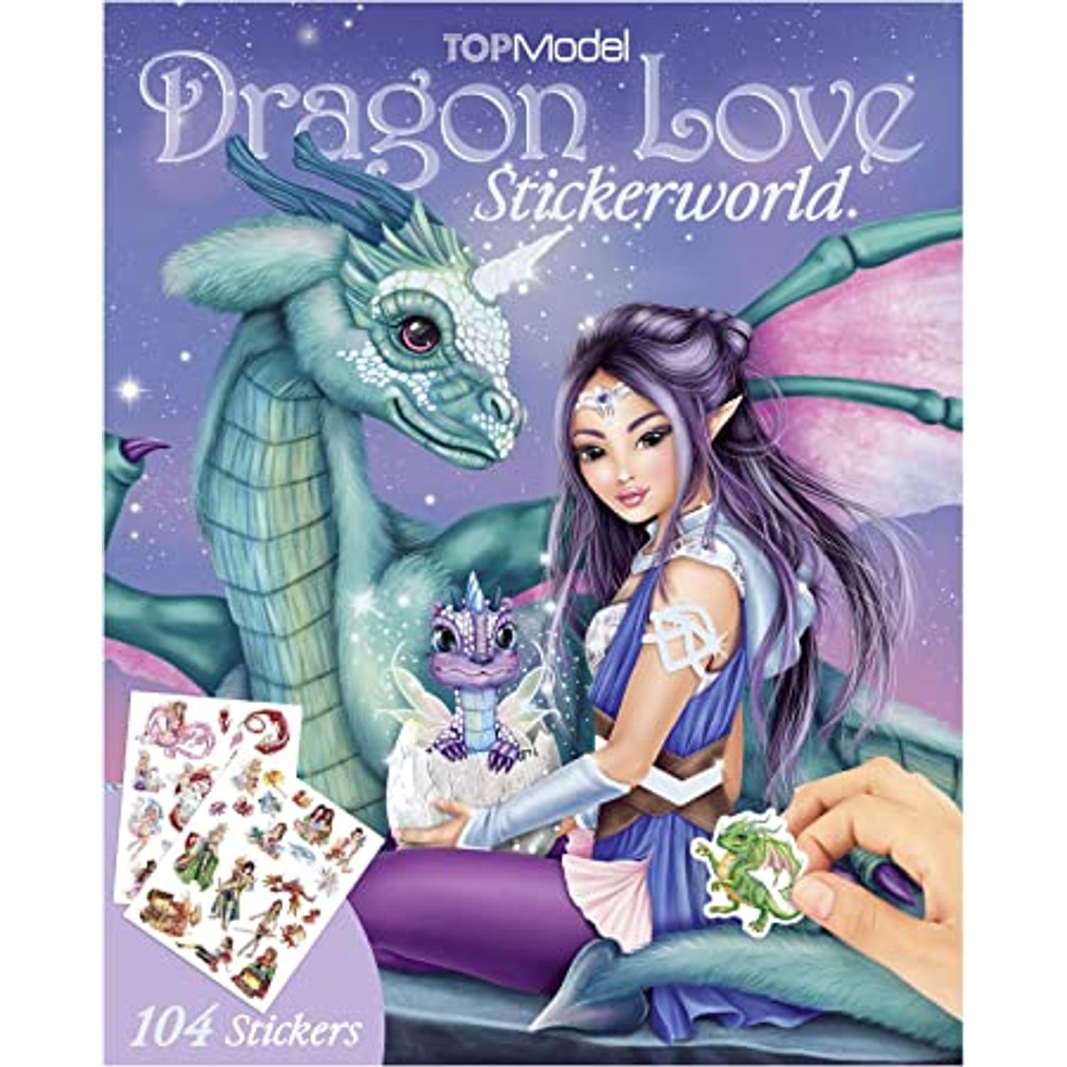 Carte cu stickere Dragon Love Top Model fotografia produsului