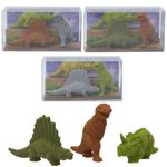 Set radiere 3 bucati Dino World fotografia produsului