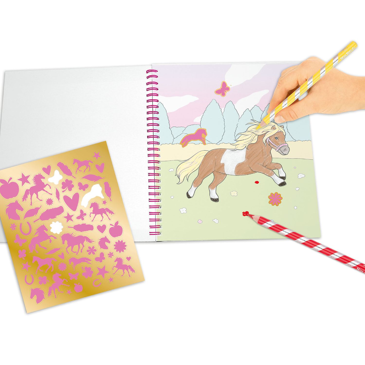 Carte creativa de colorat Miss Melody fotografia produsului View 2 L
