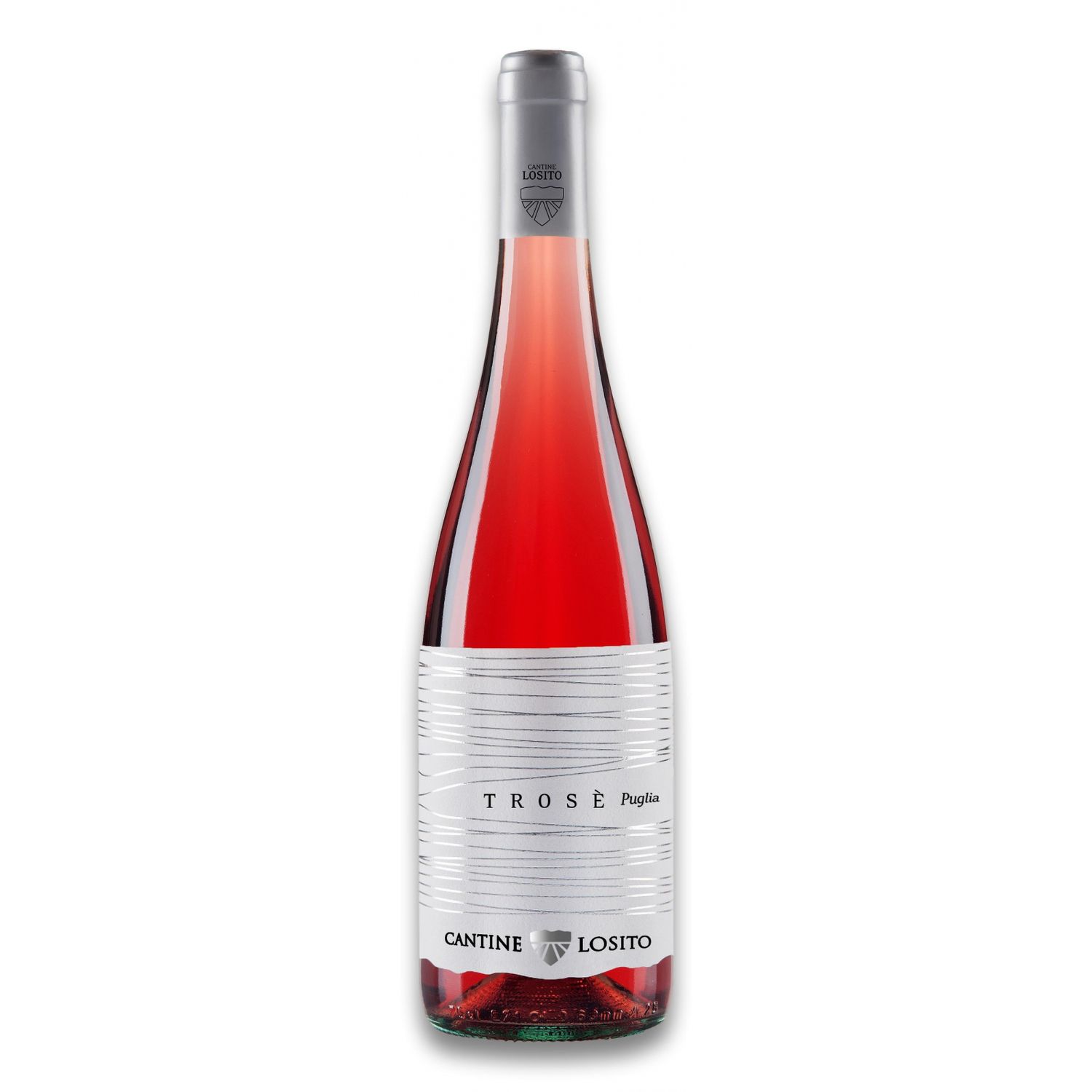 Vin rose BIO Trose 2019 Cantine Losito fotografia produsului