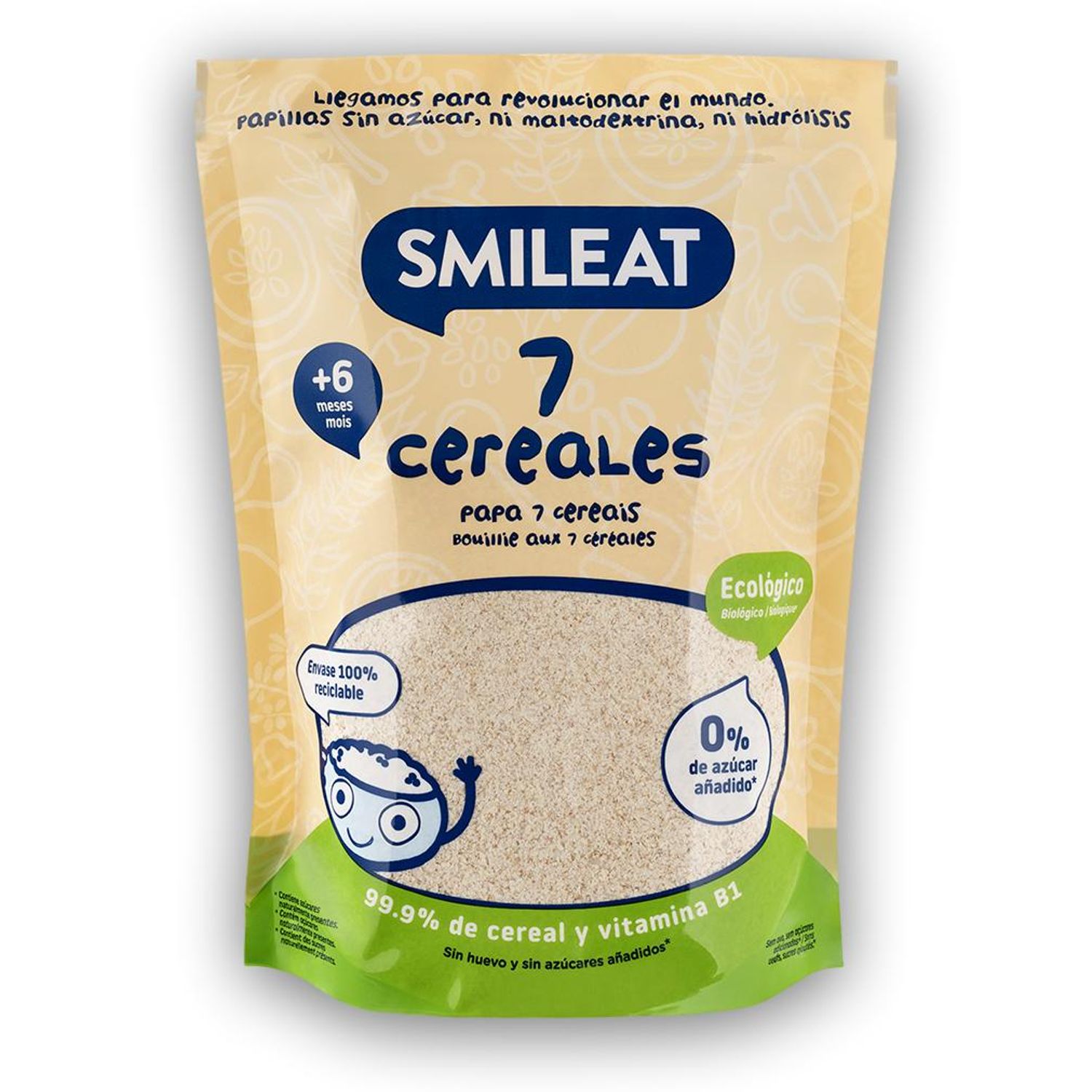 Cereale BIO cu 7 Super Cereale, +6 luni Smileat fotografia produsului