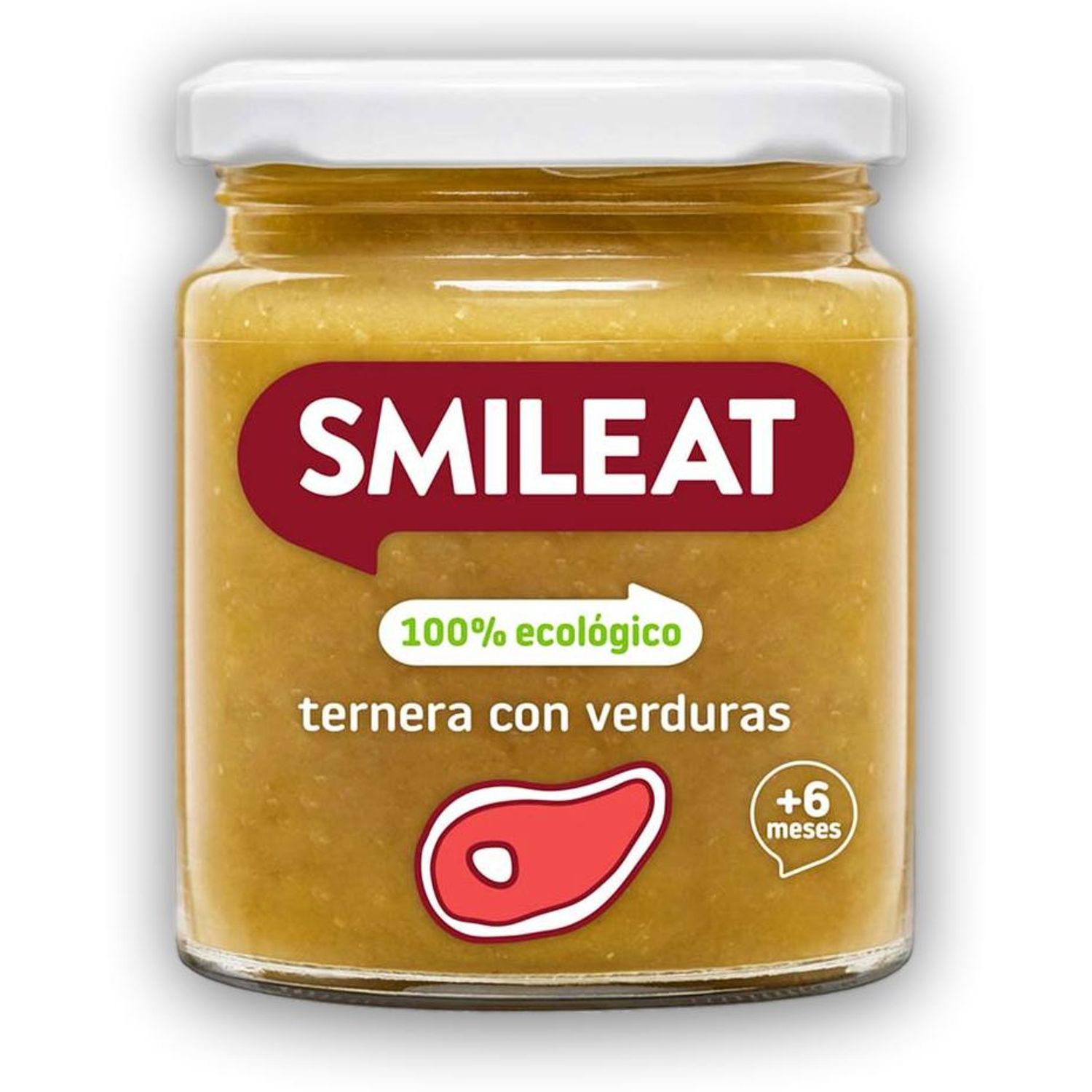 Piure BIO cu legume si vitel, +6 luni Smileat fotografia produsului