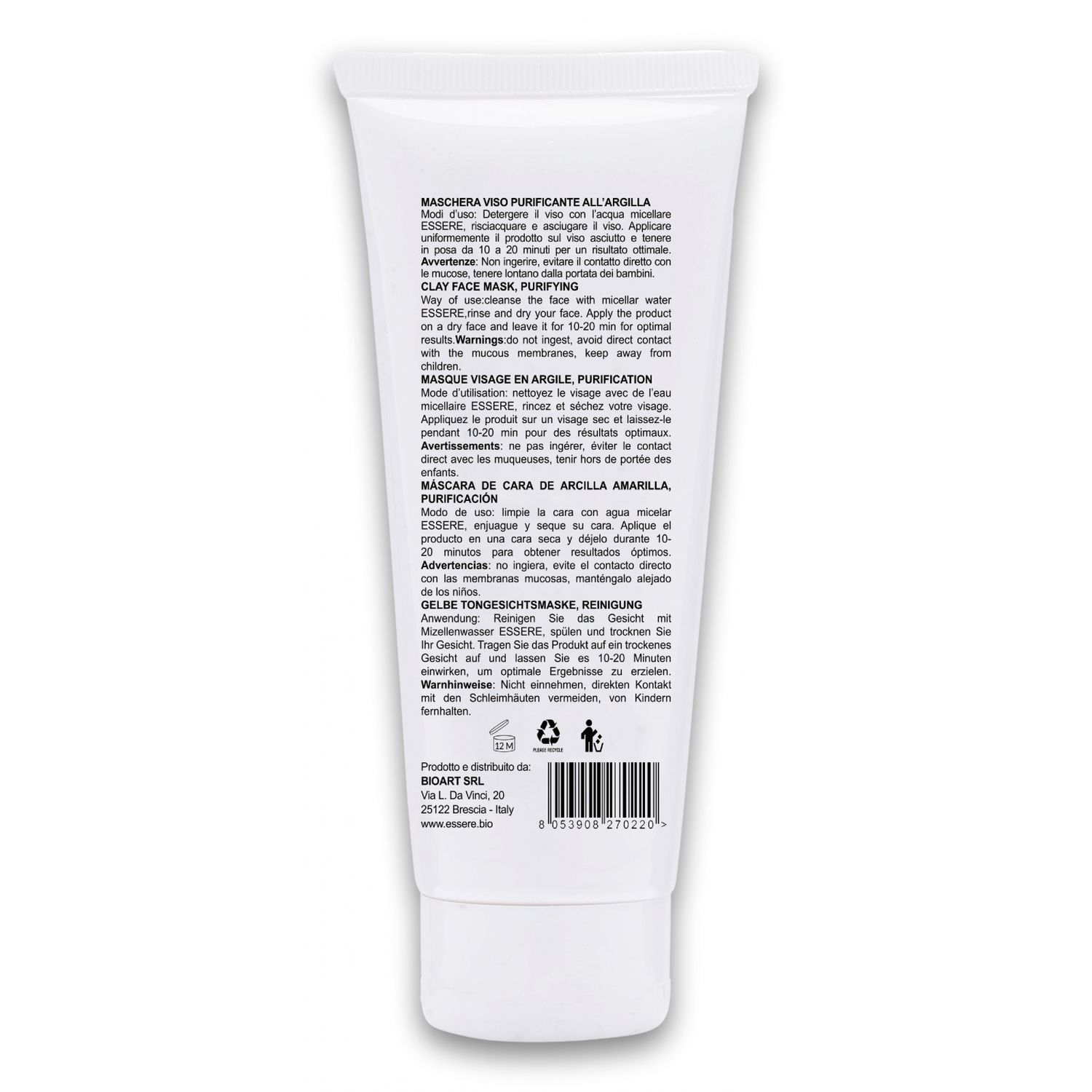 Masca purificatoare BIO pentru fata Essere fotografia produsului View 2 L