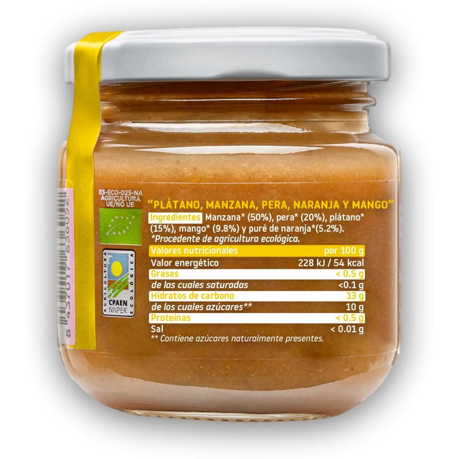 Piure BIO din mix de fructe cu mango, +4 luni Smileat fotografia produsului View 3 L