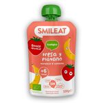 Gustare piure BIO din banane si capsuni, +6 luni Smileat fotografia produsului