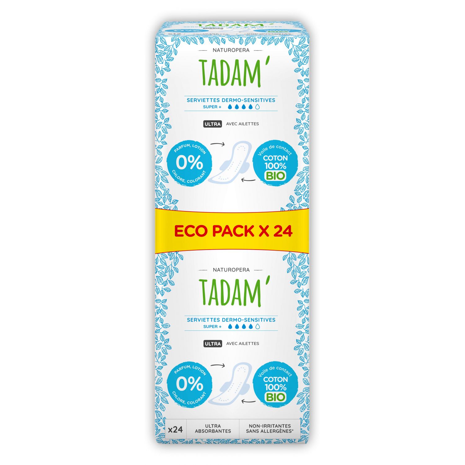 Absorbante BIO hipoalergenice Ultra Super+(2pachete) Tadam fotografia produsului