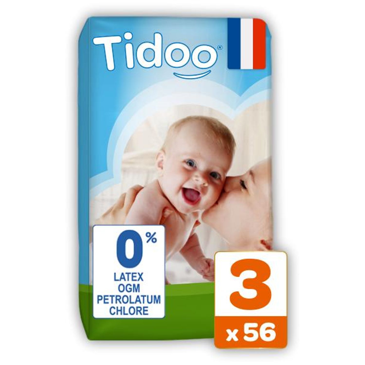 Scutece ECO hipoalergenice 4-9kg, marimea 3(format mare) Tidoo fotografia produsului