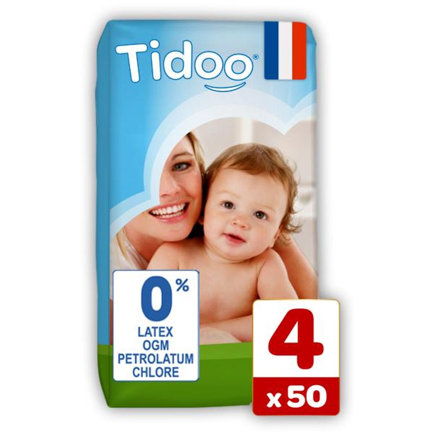 Scutece ECO hipoalergenice 7-18kg, marimea 4(format mare) Tidoo fotografia produsului