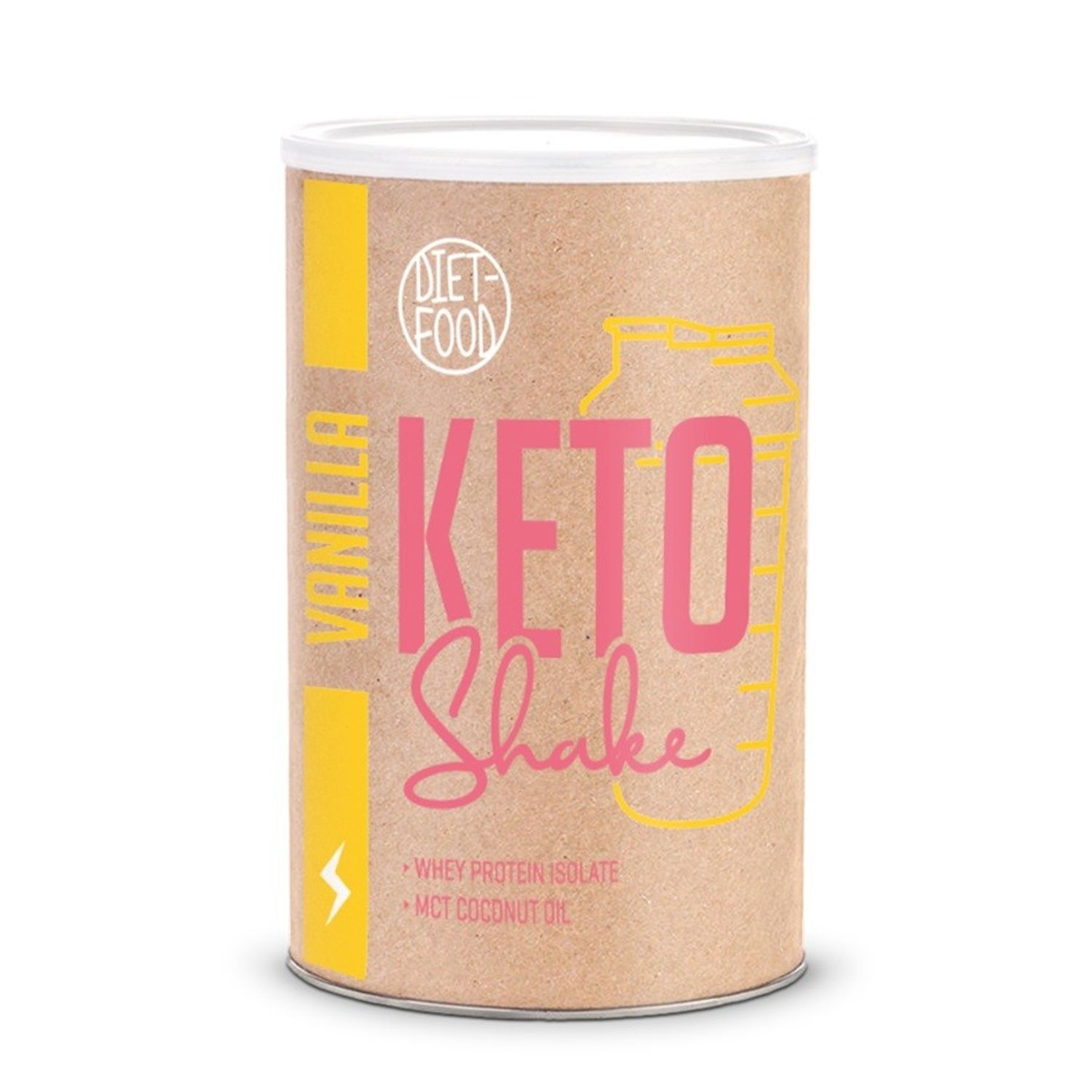 KETO shake cu vanilie 300g fotografia produsului
