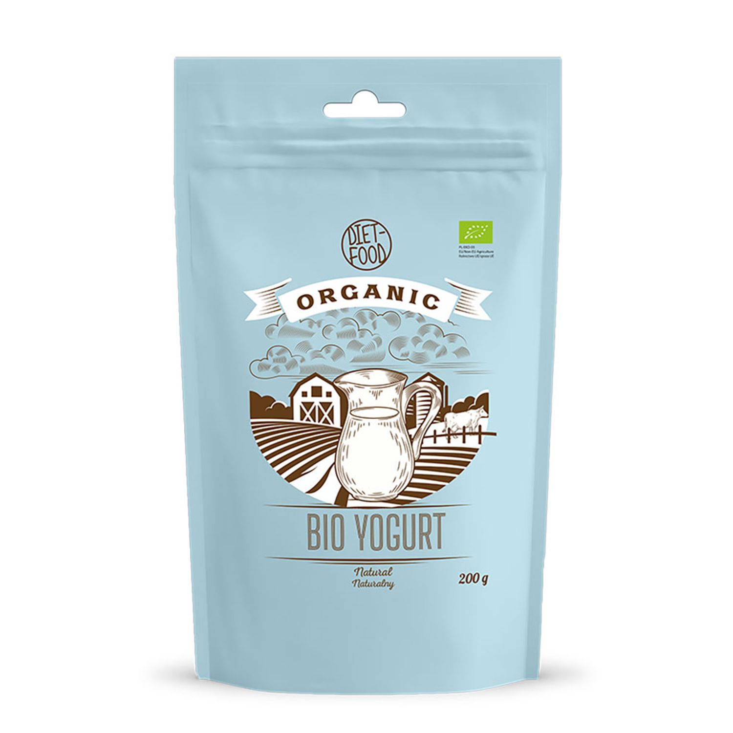 Iaurt bio - pulbere instant 200g fotografia produsului