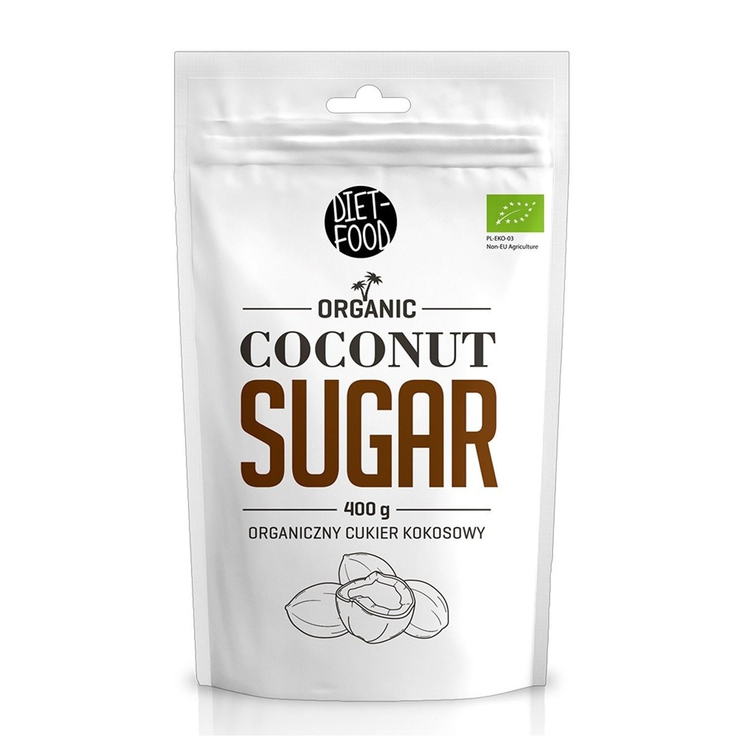 Zahar din cocos bio 400g fotografia produsului