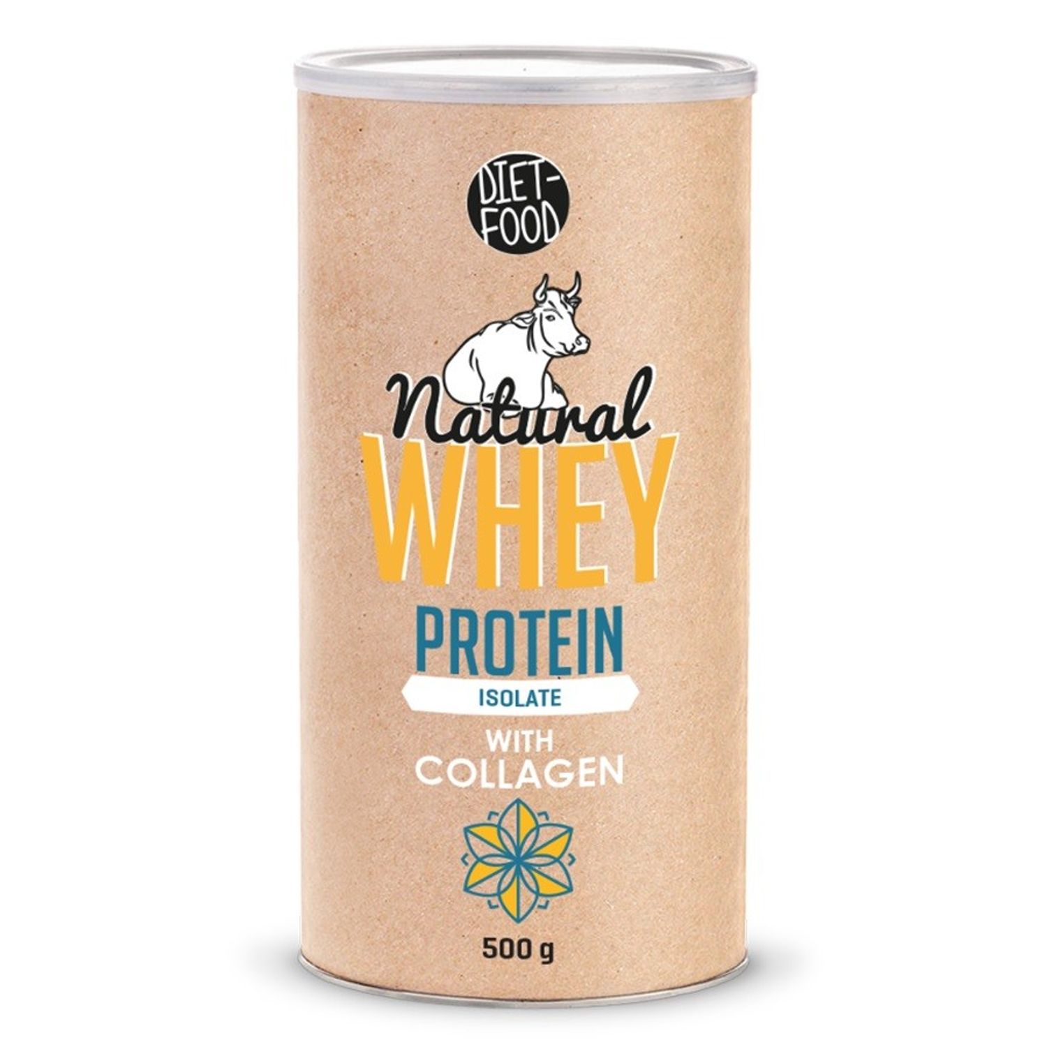 Colagen + izolat proteina din zer 500g fotografia produsului