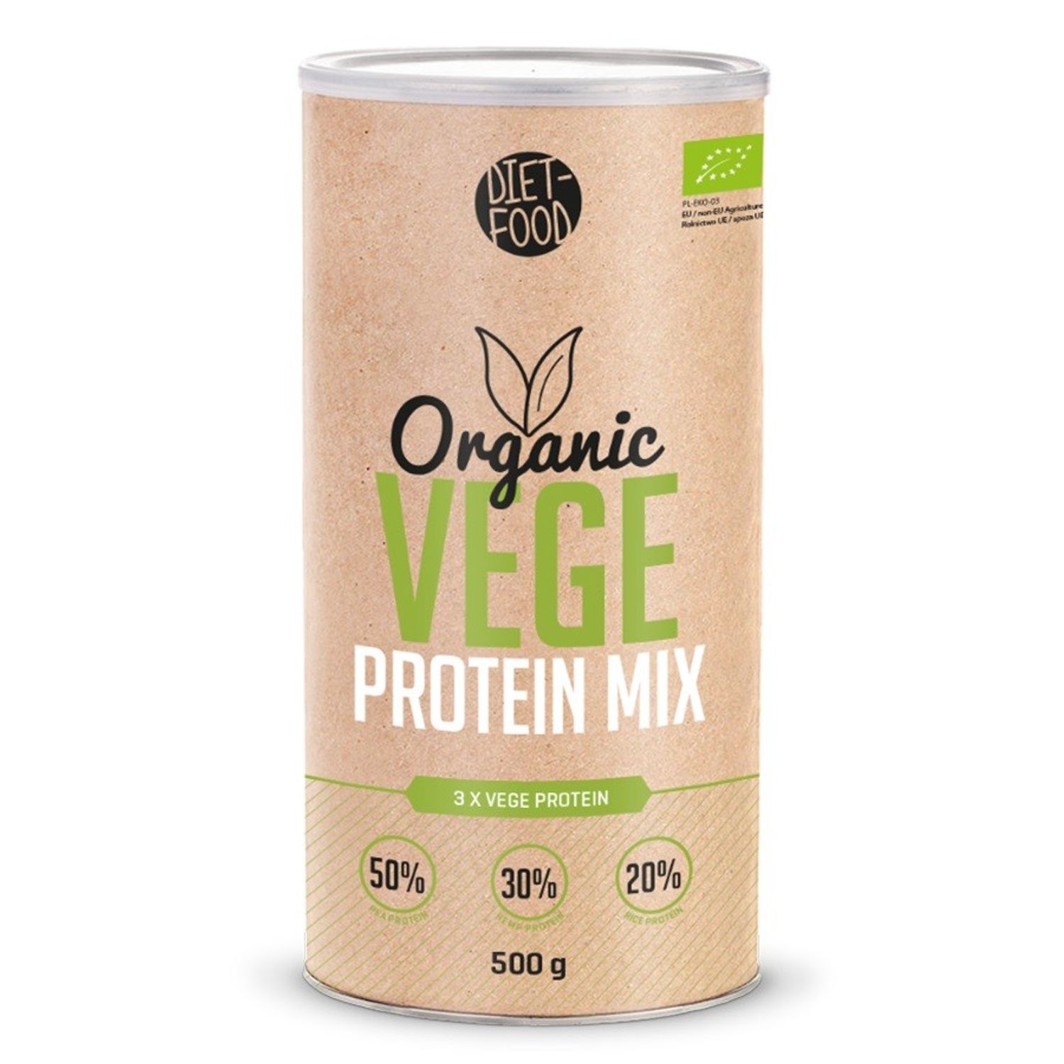 Bio Mix proteine vegane 500g fotografia produsului