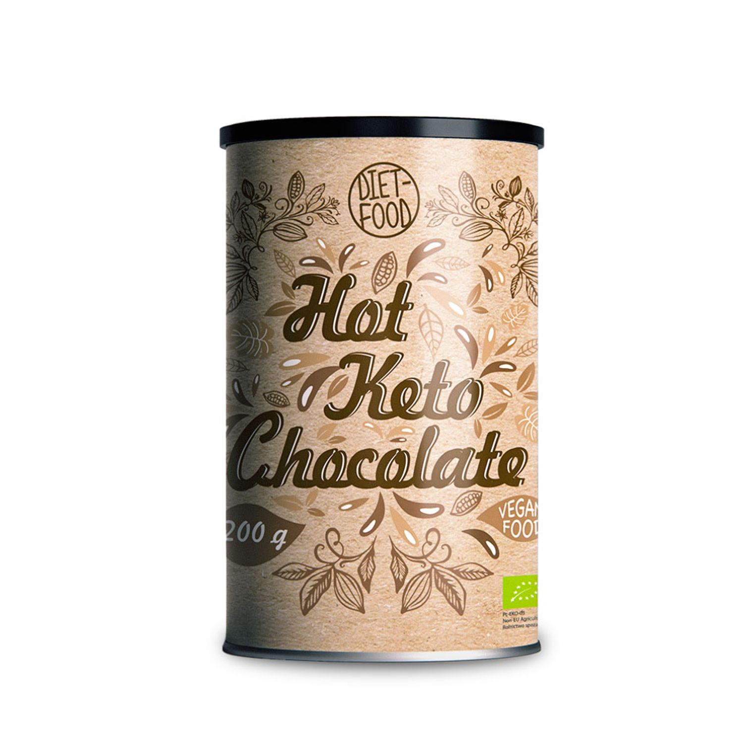 Keto ciocolata calda vegana bio 200g fotografia produsului