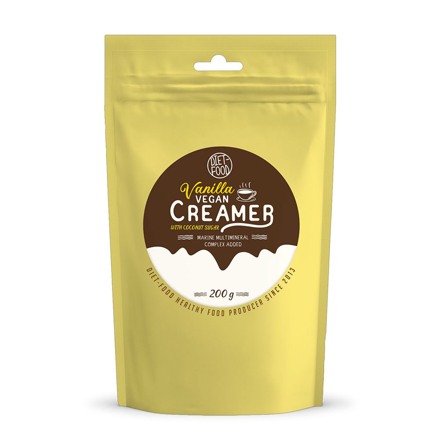 Creamer cafea vegan cu vanilie 200g fotografia produsului