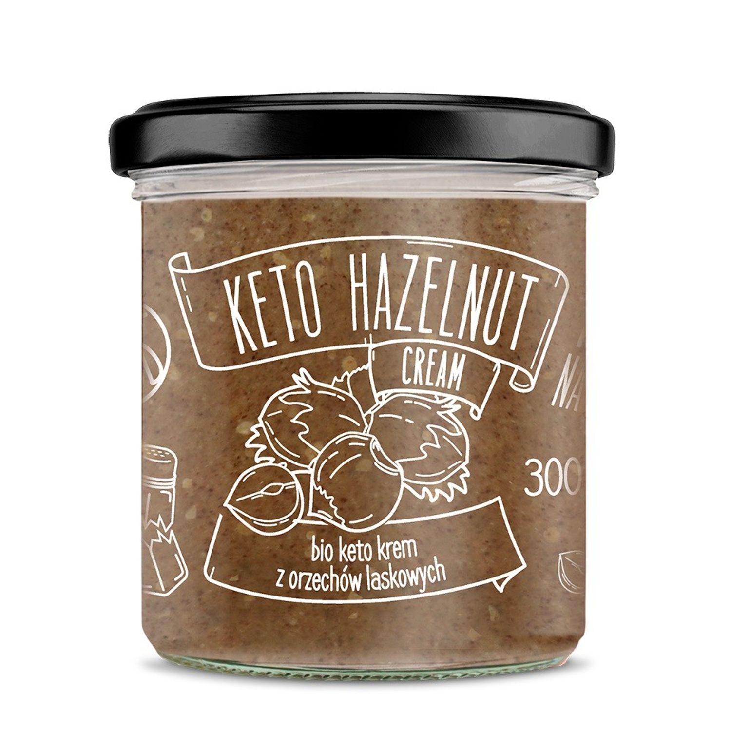 Keto crema de alune de padure 300g fotografia produsului