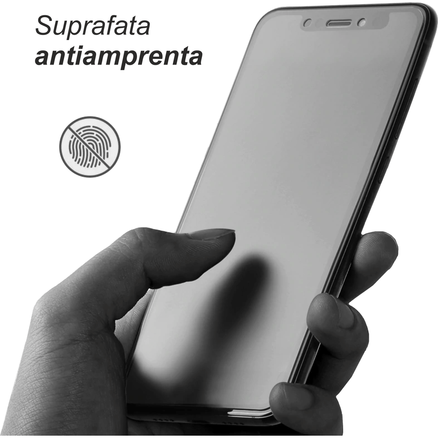 Folie de protectie Mata, pentru Tecno Camon 18, ecran cover, Anti-Amprenta, din silicon fotografia produsului View 4 L