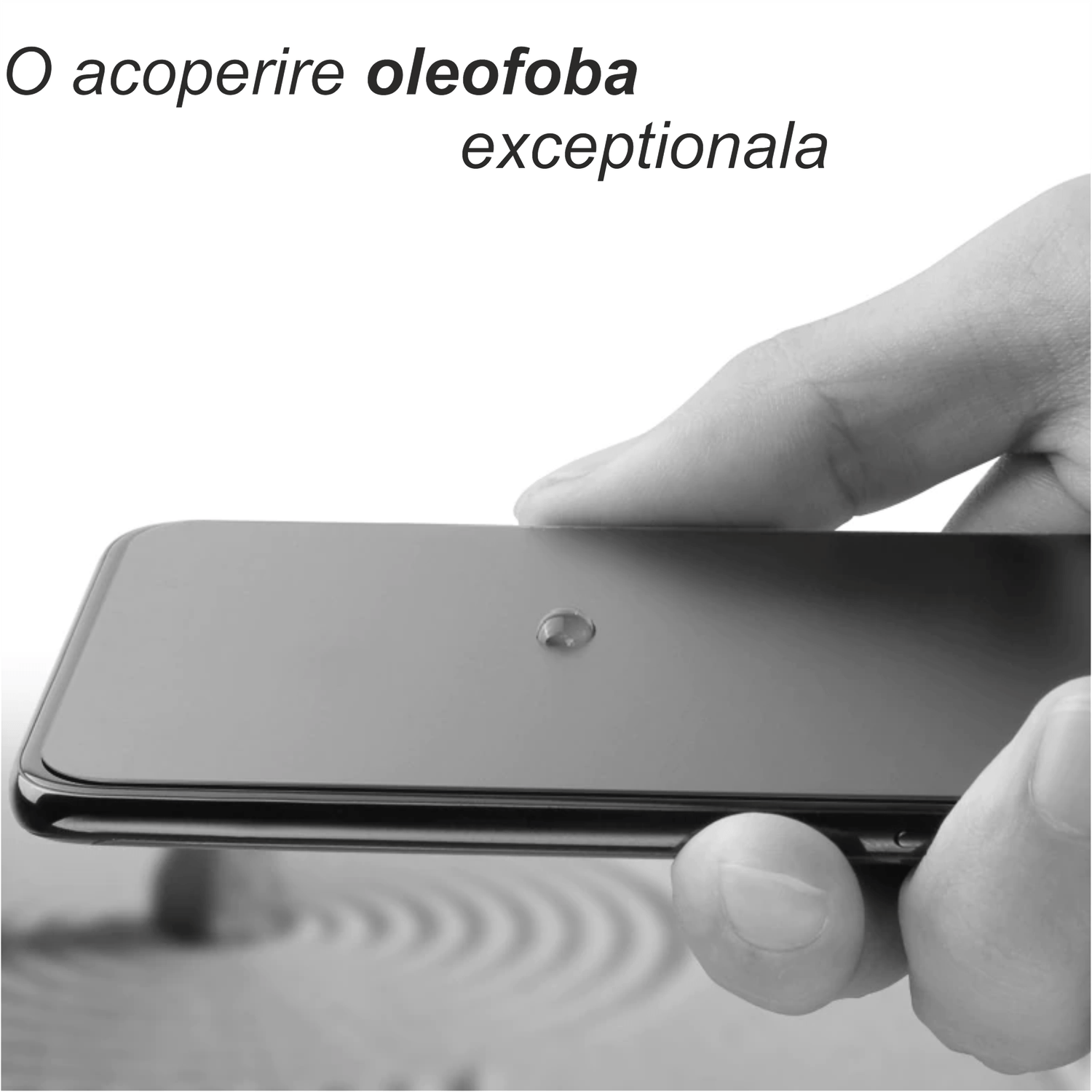 Folie de protectie Mata, pentru LG K20 2019, ecran cover, Anti-Amprenta, din silicon fotografia produsului View 2 L
