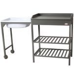 Baninni Masă de baie și de schimbat bebe Lavi, lemn, gri BNBR006-GY fotografia produsului