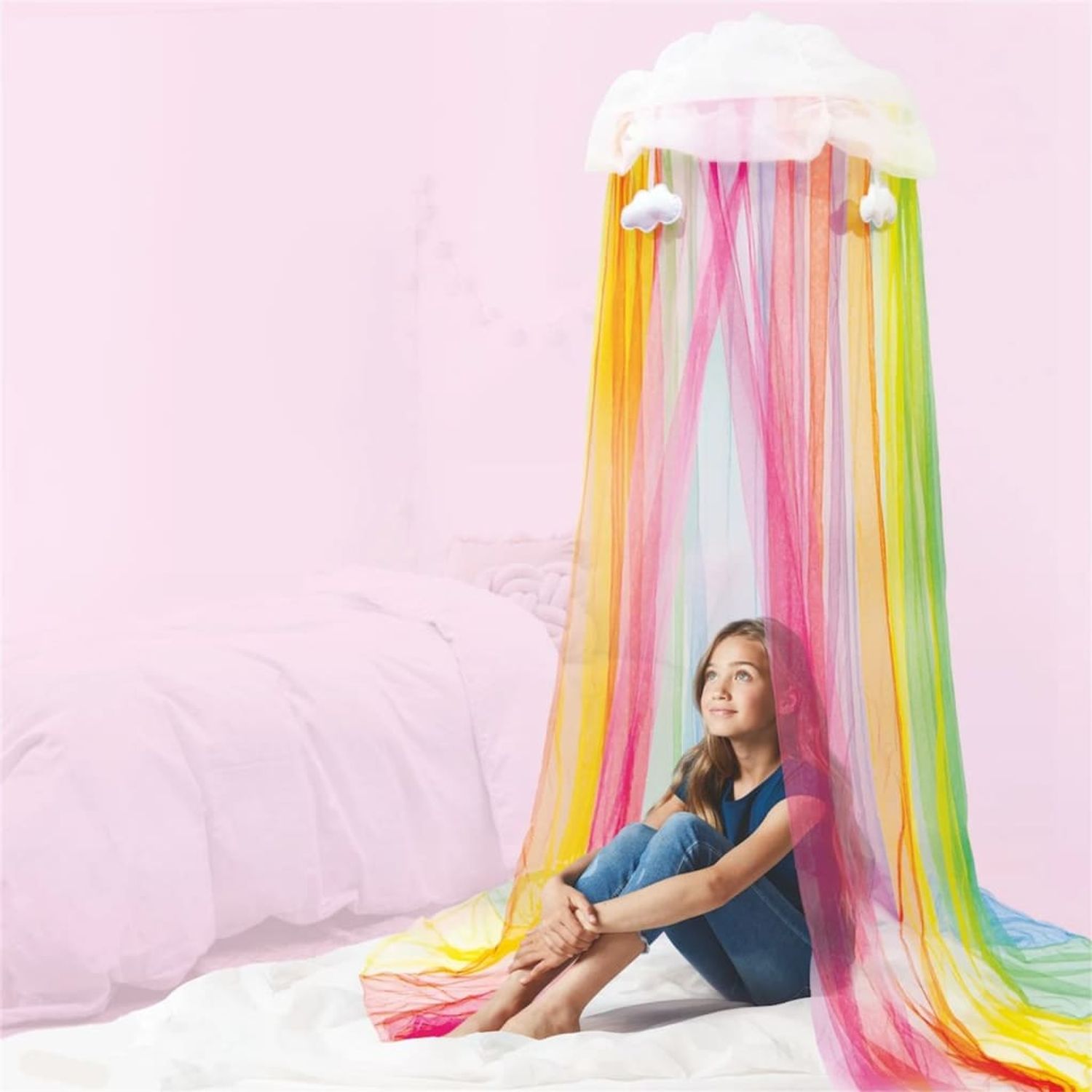 make it real Baldachin pentru pat copii &bdquo;Over the Rainbow&rdquo;, 2,5 m fotografia produsului