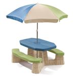 Step2 Masă pentru picnic cu umbrelă Aqua fotografia produsului