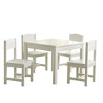 KidKraft 425361  Farmhouse Table with 4 Chairs White fotografia produsului