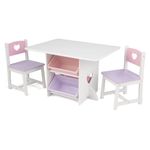 KidKraft Set de masă cu 2 scaune cu model inimă fotografia produsului