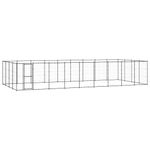 vidaXL Padoc pentru c&acirc;ini de exterior, 43,56 m&sup2;, oțel fotografia produsului