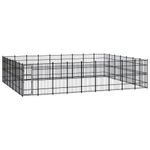 vidaXL Padoc pentru c&acirc;ini de exterior, 58,06 m&sup2;, oțel fotografia produsului