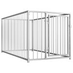 vidaXL Padoc de c&acirc;ini pentru exterior, 100 x 200 x 100 cm fotografia produsului
