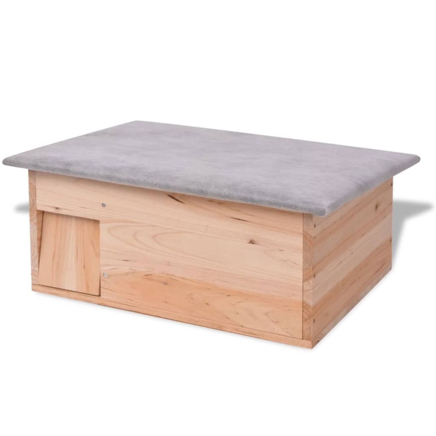 vidaXL Casă pentru arici, 45 x 33 x 22 cm, lemn fotografia produsului