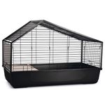 Beeztees Cușcă de iepuri pentru interior Desi, negru, 100x52x68 cm fotografia produsului