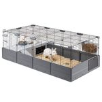 Ferplast Cușcă de iepuri Multipla Maxi, negru, 142,5x72x50 cm fotografia produsului