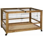 Kerbl Cușcă animale mici pentru interior, maro, 116 x 75 x 70 cm, lemn fotografia produsului