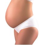 Chiloti gravide albi S Babyono 508 fotografia produsului