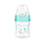 Biberon gat larg plastic 120 ml Pasari Albastru 402 _01 fotografia produsului
