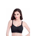Sutien pentru alaptare, zioda smart essentials&reg;, tip bustiera pompa de san, Negru, Marimea M fotografia produsului View 2 S