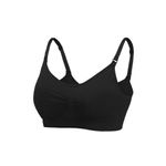 Sutien pentru alaptare, zioda smart essentials&reg;, tip bustiera pompa de san, Negru, Marimea M fotografia produsului