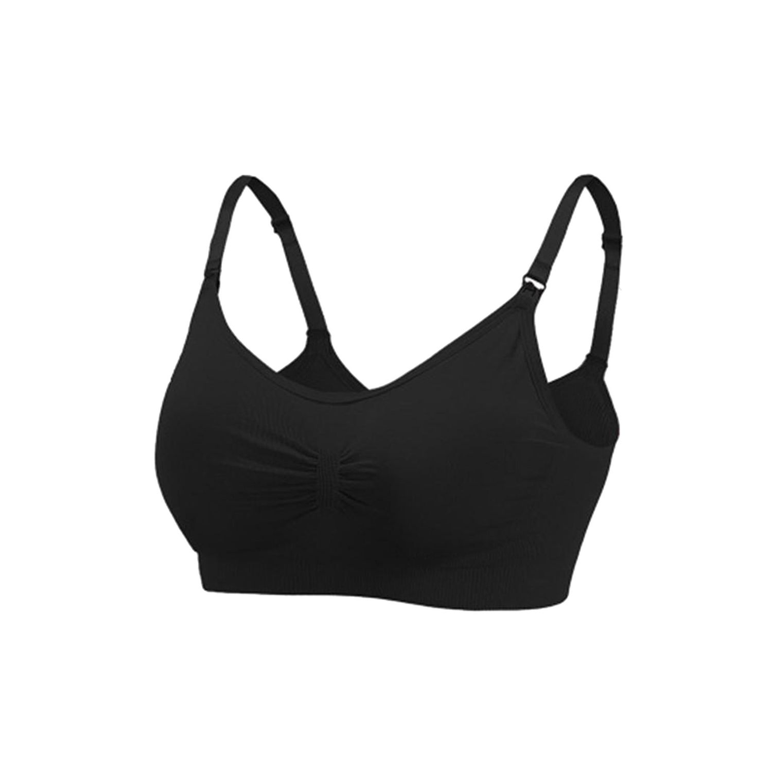 Sutien pentru alaptare, zioda smart essentials&reg;, tip bustiera pompa de san, Negru, Marimea M fotografia produsului