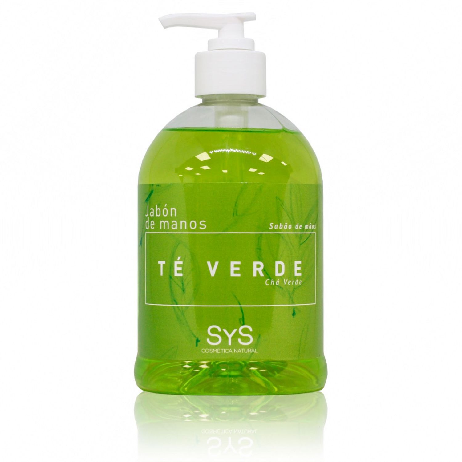 Sapun lichid fara parabeni Laboratorio SyS, Ceai verde 500 ml fotografia produsului