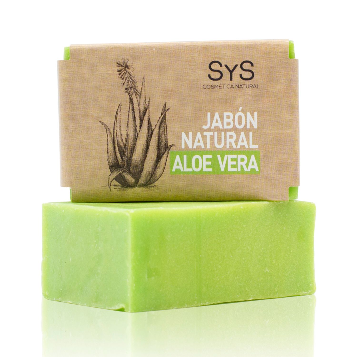 Sapun natural fara parabeni Laboratorio SyS - Aloe Vera 100 g fotografia produsului View 2 L