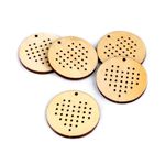 Set 20 forme lemn, diametru 45 mm, Inima fotografia produsului