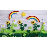 Iarba din fetru 3 x 100 cm, verde deschis fotografia produsului View 3 S