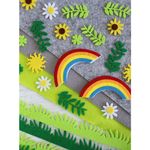 Iarba din fetru 3 x 100 cm, verde deschis fotografia produsului View 4 S