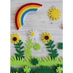 Iarba din fetru 3 x 100 cm, verde deschis fotografia produsului View 5 S