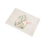 Set de brodat pentru copii, model imprimat 14 x 20 cm, Iepuras fotografia produsului