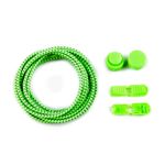 Sireturi elastice reflectorizante Altima 120 cm, Verde fotografia produsului